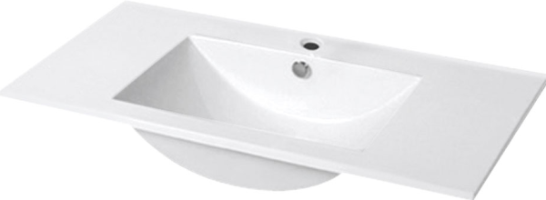 Floor Standing Minimalist Two Pack Vanity with Ceramic Top - Image 18