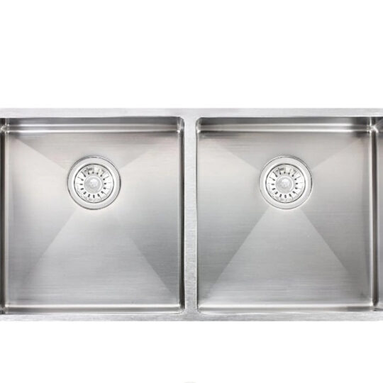 Hand‑Made Double Bowl Kitchen Sink – 865 × 440 × 200 mm