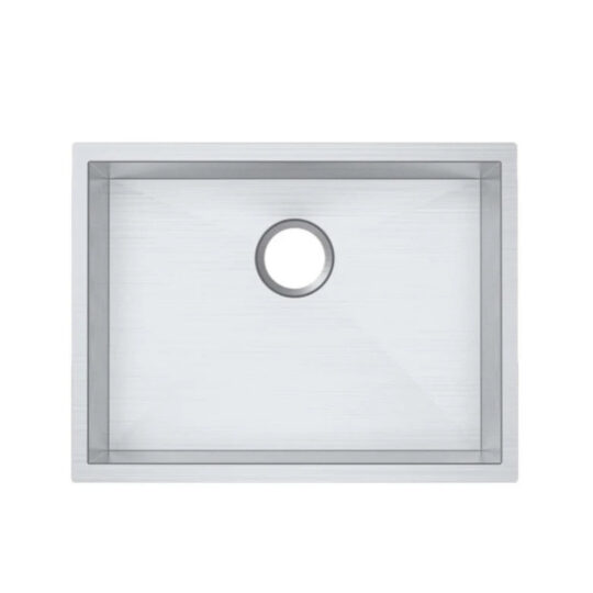 600x450x230mm 1.2mm Handmade Top/Undermount Single Bowl Kitchen Sink 304 Stainless Steel