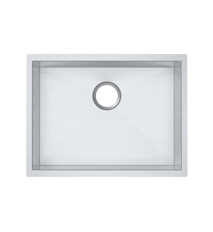 600x450x300mm 1.2mm Handmade Top/Undermount Single Bowl Kitchen/Laundry Sink