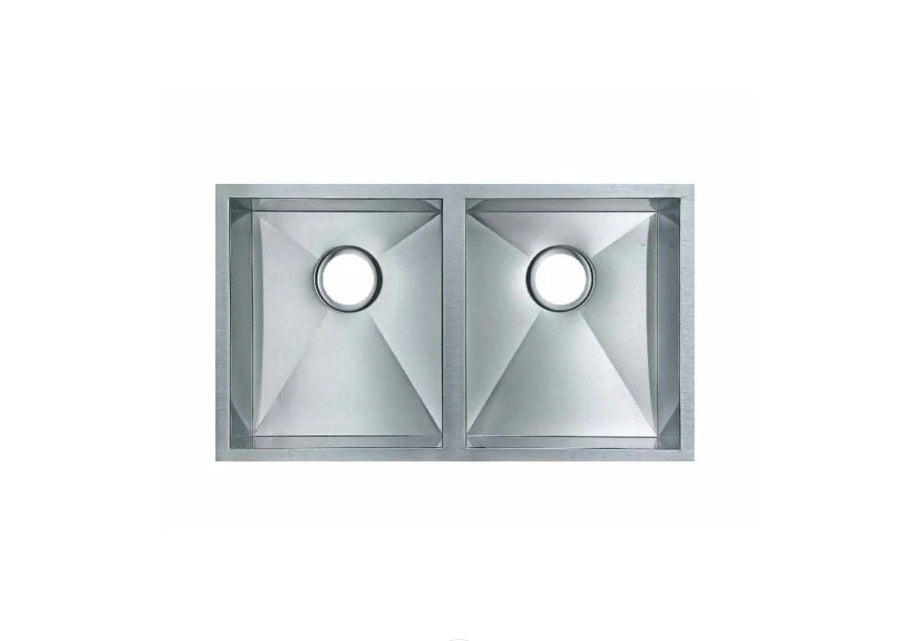 Hand‑Made Double Bowl Kitchen Sink – 770 × 450 × 215 mm