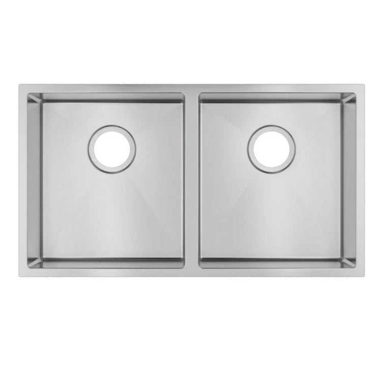 Hand‑Made Double Bowl Kitchen Sink – 820 × 457 × 230 mm