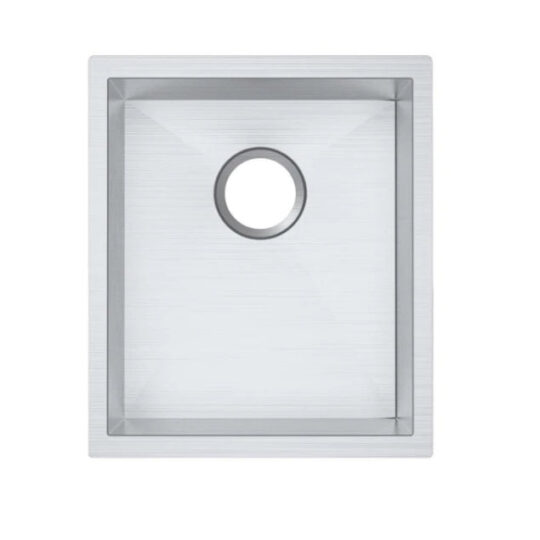 390x450x215mm 1.2mm Handmade Top/Undermount Single Bowl Kitchen Sink