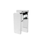 Luana Interiors -Square Bath Shower Mixer in 3 Selectable Colors Polished Chrome