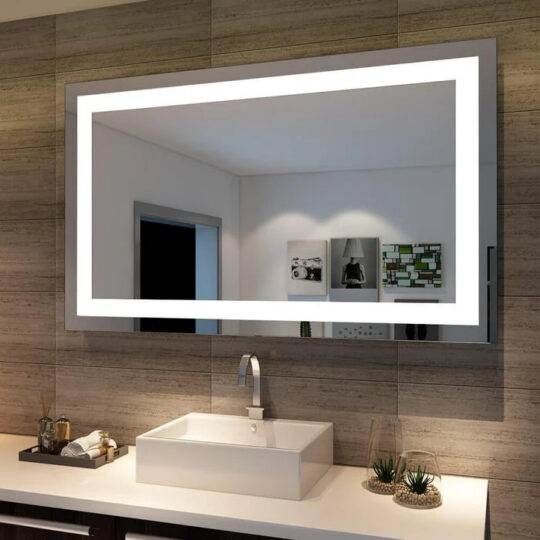 LED Bathroom Mirror — 1200×800 mm (Anti‑Fog)