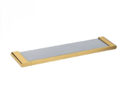 Premium 550mm Tempered Glass Shower Shelf – Wall Mounted Storage
