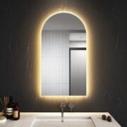 Arch LED Bathroom Mirror — 500×900×35 mm