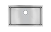 762*457*254mm Hand-made Single Bowl Kitchen Sink(Round Edges)
