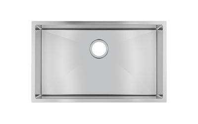 762*457*254mm Hand-made Single Bowl Kitchen Sink(Round Edges)